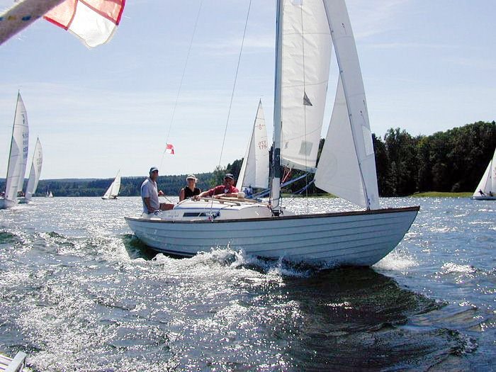 Folkebootregatta auf dem M&ouml;hnesee 2001