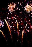 Feuerwerk zum m Abschluss
