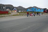 Schulkinder in Grönland