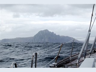 Bernt L&uuml;chtenborg zu Beginn der zweiten Umrundung