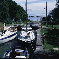 Treppenschleuse Berg